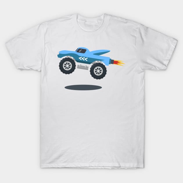 4 wheel drive truck jumping T-Shirt by holidaystore